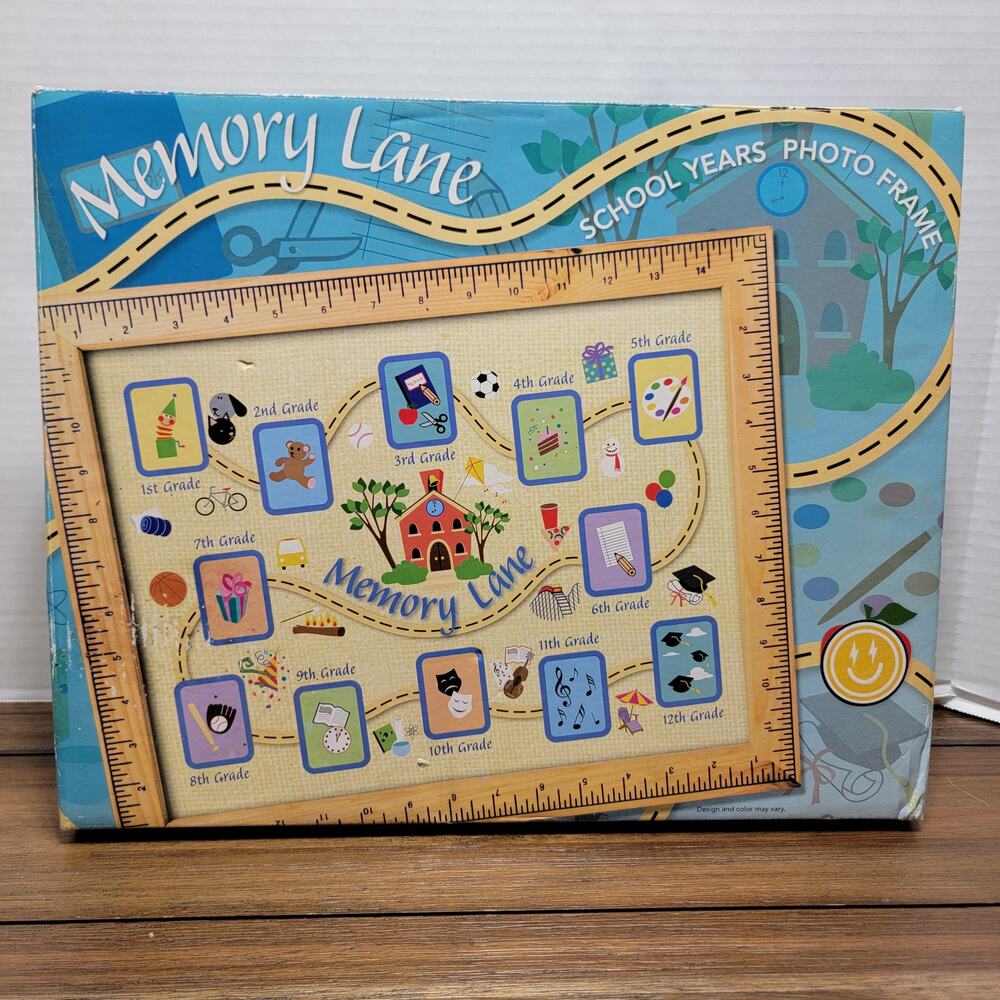 Memory Lane School Years Photo Frame - NEW IN BOX